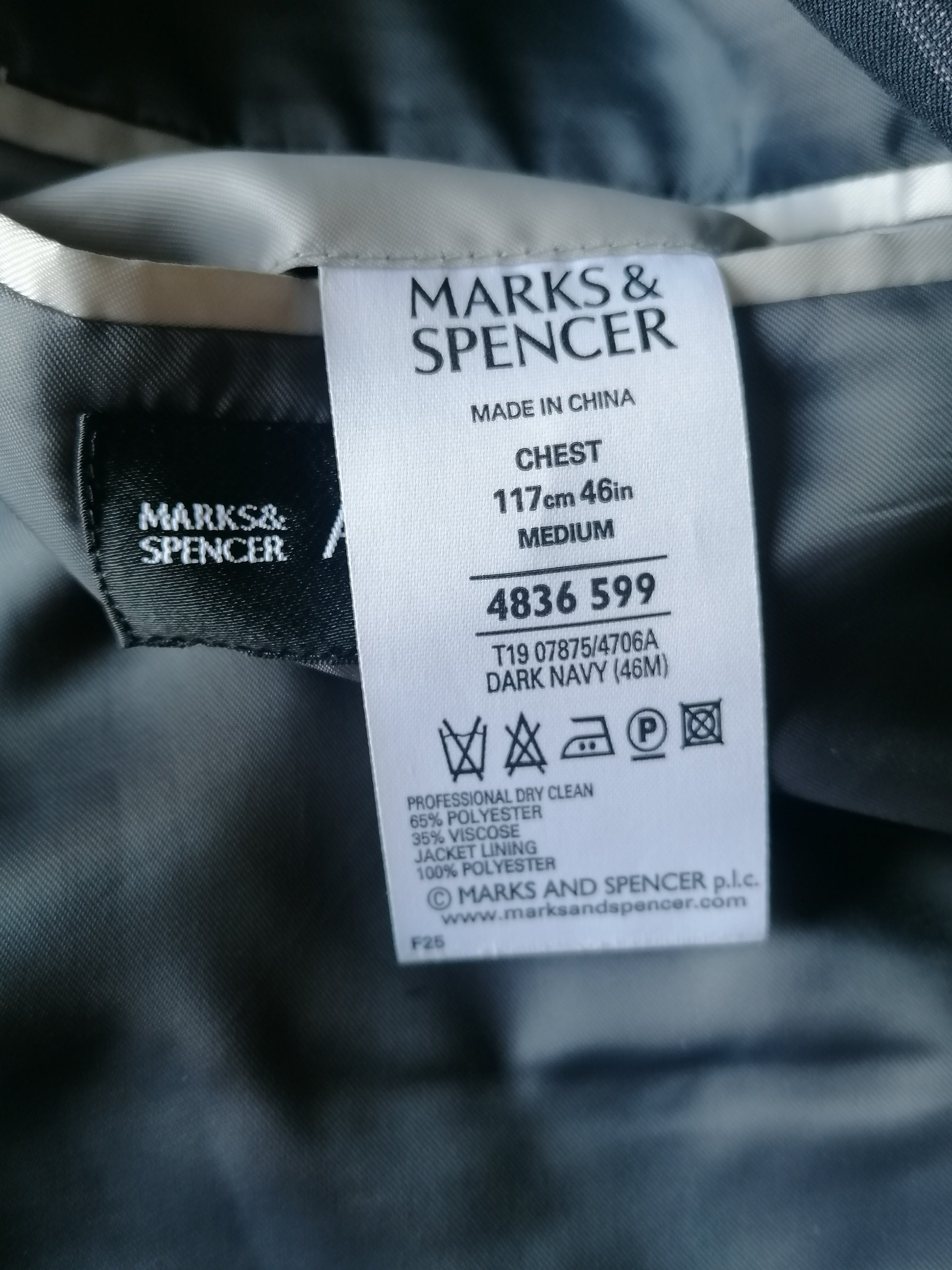 Veste autographe Marks Spencer . Ray noir et blanc. Taille 56 XL