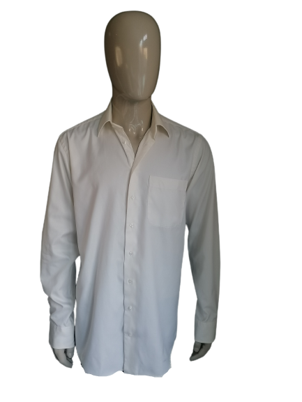 Adam Business Shirt. Coloré beige. Taille 41 / L - XL.