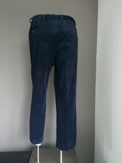 Marks & Spencer Rib Broek. Couleur bleu foncé. Taille 58 / xxl / 2xl. Ajustement régulier.