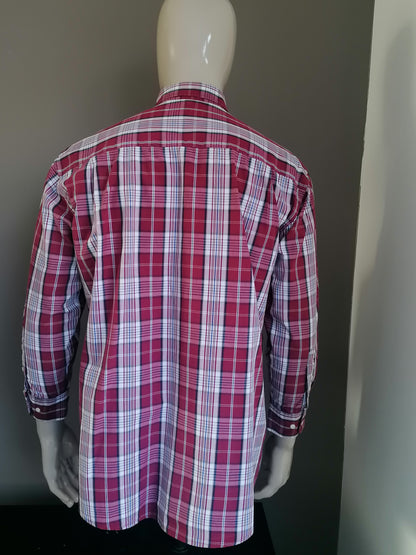 Ben Green shirt. Red blue white checkered. Size XL.