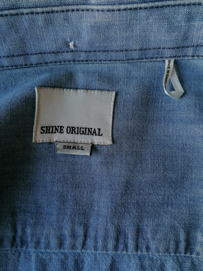 Shine Original shirt. Blue striped size S.