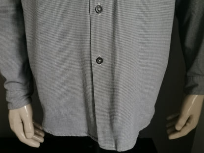 Vintage Hugo Boss Shirt. Grau kariert. Größe M.